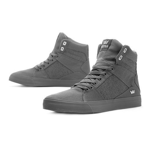 Supra buty zimowe męskie z gumy brązowe jesienne 