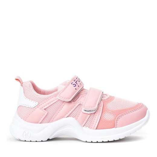 Różowe sportowe dziewczęce buty Kameliane - Obuwie  Royalfashion.pl 35 