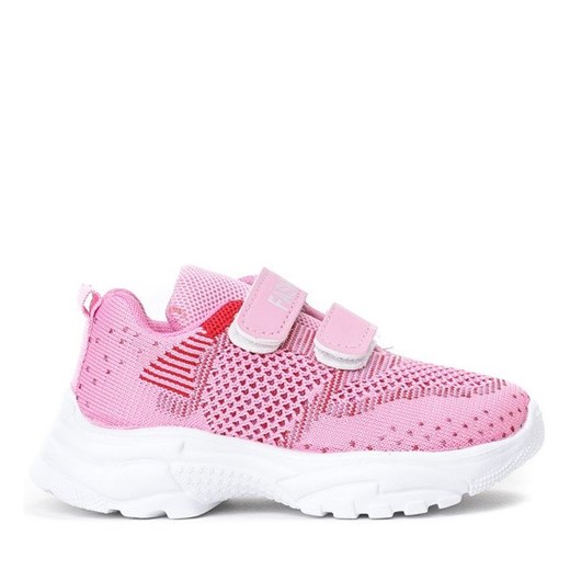 Różowe dziewczęce buty sportowe Alissane - Obuwie Royalfashion.pl  25 