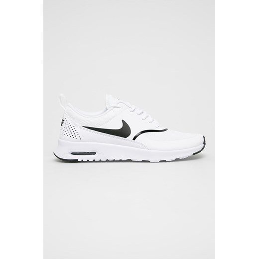 Buty sportowe damskie Nike Sportswear do biegania air max thea sznurowane białe bez wzorów 