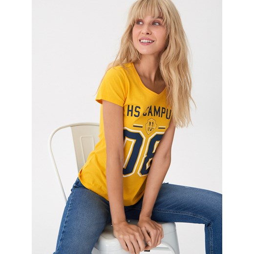 House - T-shirt z nadrukiem - Żółty House  XS 