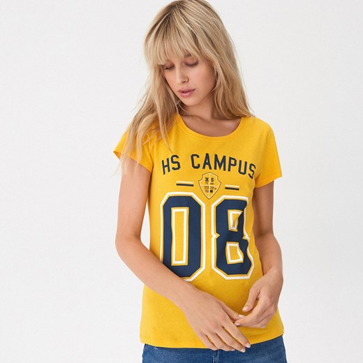 House - T-shirt z nadrukiem - Żółty  House XL 