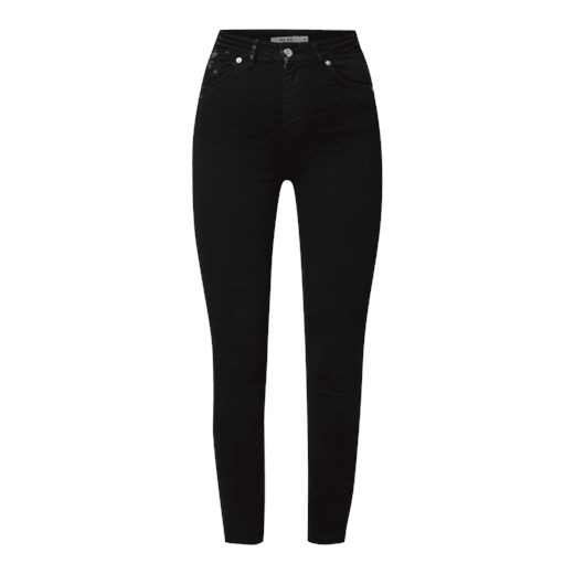 Jeansy z wysokim stanem o kroju skinny fit z dodatkiem streczu  NA-KD 34 Peek&Cloppenburg 