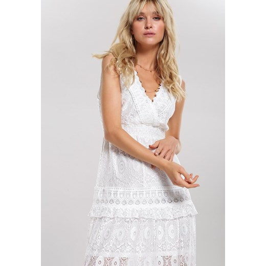 Biała Sukienka Torrent Renee  M/L Renee odzież