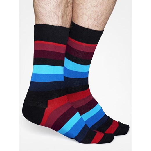 Skarpetki Happy Socks Stripe (black/red/blue)  Happy Socks 41-46 SUPERSKLEP