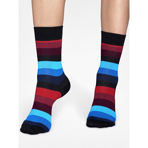 Skarpetki Happy Socks Stripe (black/red/blue)  Happy Socks 41-46 SUPERSKLEP