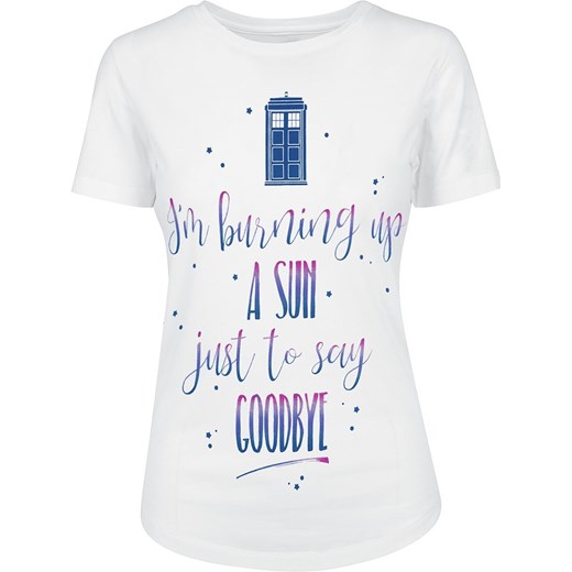 Doctor Who - Burning Sun - T-Shirt - Kobiety - biały  Doctor Who XS EMP