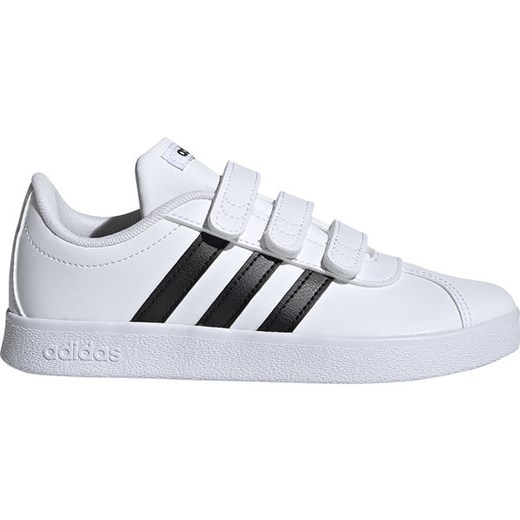Buty młodzieżowe VL Court 2.0 Adidas (białe)  Adidas 31 SPORT-SHOP.pl promocja 