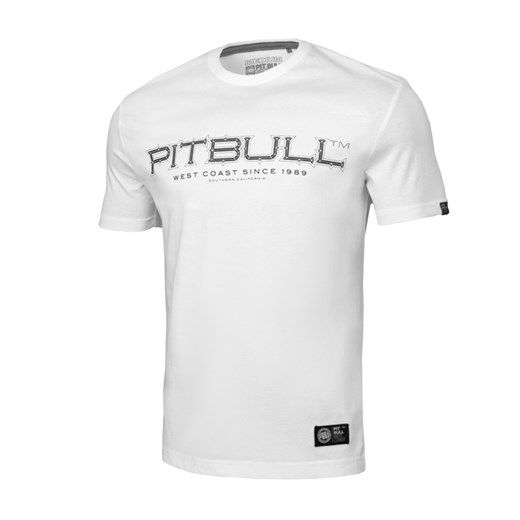 Biały t-shirt męski Pit Bull młodzieżowy 