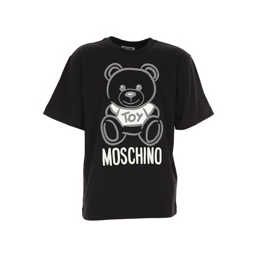 Moschino Koszulka Dziecięca dla Chłopców Na Wyprzedaży, czarny, Bawełna, 2019, 10Y 4Y 8Y