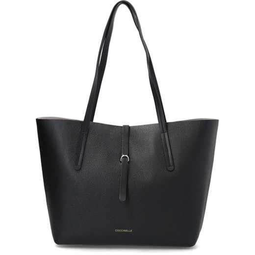Shopper bag Coccinelle bez dodatków matowa elegancka na ramię 