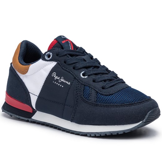 Sneakersy PEPE JEANS - Sydney Basic Aw19 PBS30420 Navy 595  Pepe Jeans 32 eobuwie.pl