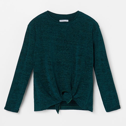 Reserved - Sweter z wiązaniem - Khaki Reserved  134 