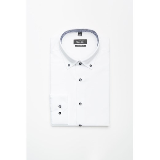 koszula bexley 1471 długi rękaw custom fit biały  Recman 43/164-170/No 