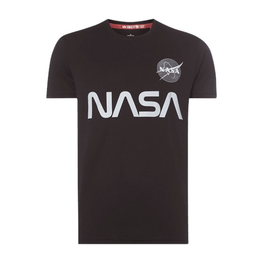 T-shirt z nadrukiem NASA Alpha Industries  L Peek&Cloppenburg 