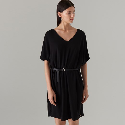 Mohito - Trapezowa sukienka oversize - Czarny Mohito  S 