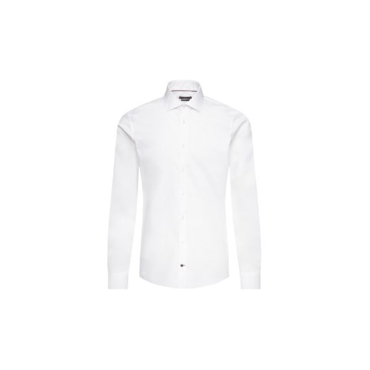 Tommy Hilfiger koszula męska elegancka biała bez wzorów 