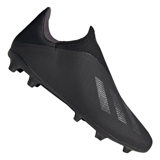 Czarne buty sportowe męskie Adidas wiązane 