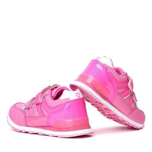 Różowe sportowe buty dziewczęce Colourful - Obuwie  Royalfashion.pl 29 