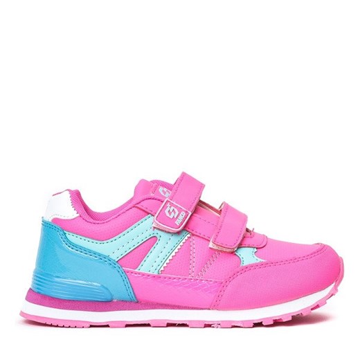 Różowo-niebieskie sportowe buty dziewczęce Colourful - Obuwie  Royalfashion.pl 28 
