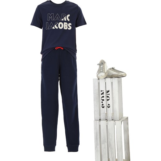 Marc Jacobs Koszulka Dziecięca dla Chłopców Na Wyprzedaży, niebieski, Bawełna, 2019, 10Y 12Y 2Y 3Y 5Y 6Y 8Y