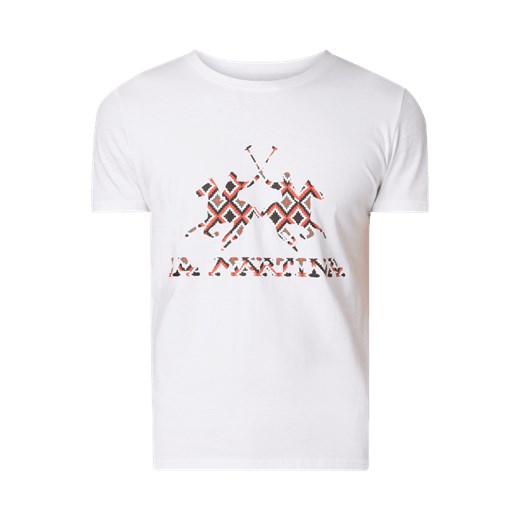 T-shirt z nadrukiem z logo  La Martina 3XL Peek&Cloppenburg 