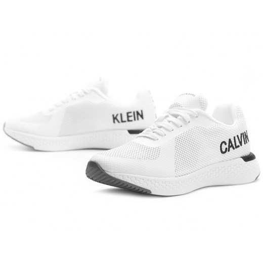 Calvin Klein buty sportowe damskie wiosenne z tworzywa sztucznego bez wzorów 