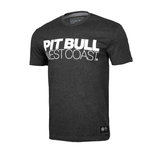 T-shirt męski Pit Bull z bawełny z napisami 