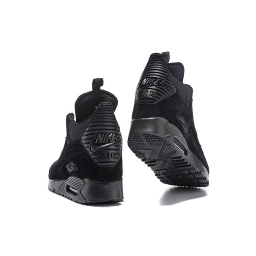 Buty sportowe męskie czarne Nike air max 91 sznurowane 