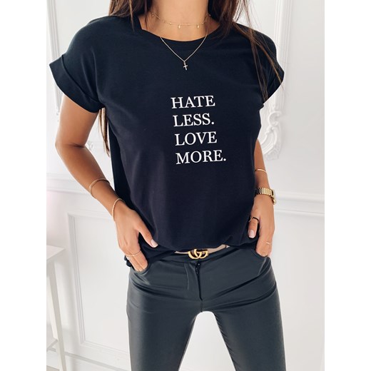 T-shirt Hate Less black | varlesca.pl   UNI VARLESCA