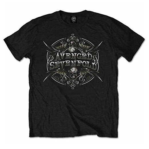 rockoff Trade męski T-shirt avenged sevenfold Reflections, kolor: czarny (czarny)