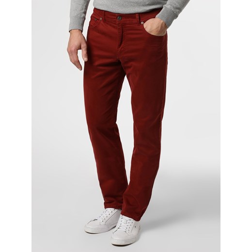 BRAX - Spodnie męskie – Cooper Fancy, czerwony