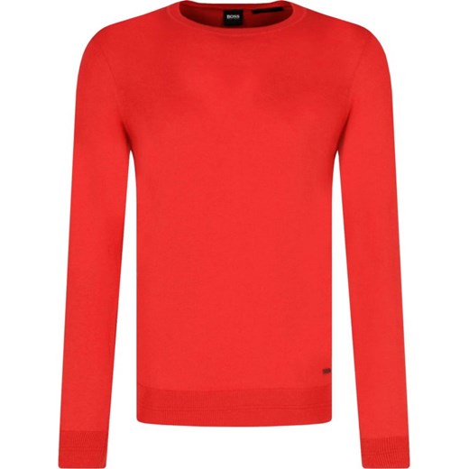 Czerwony sweter męski Boss Casual 