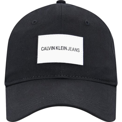 Czarne czapka z daszkiem damska Calvin Klein 