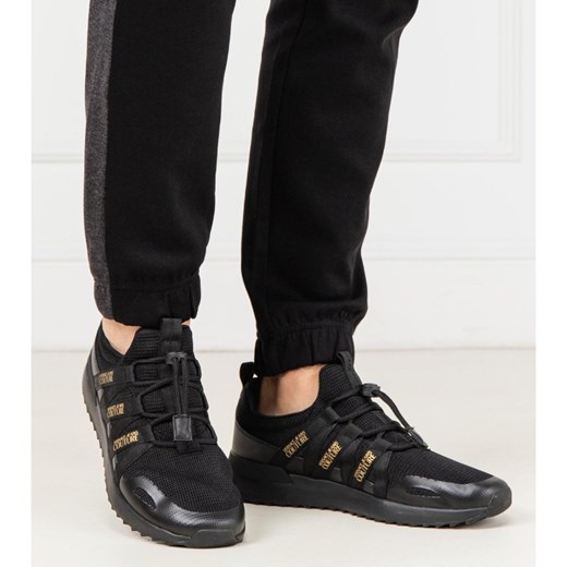 Buty sportowe męskie czarne Versace Jeans zimowe 