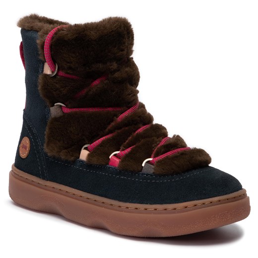 Buty zimowe dziecięce Camper kozaki gładkie 