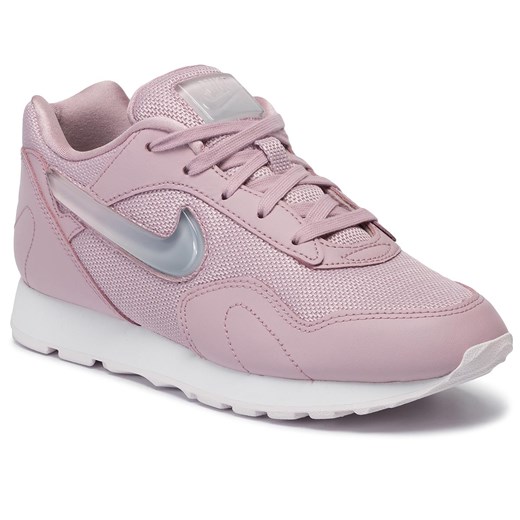 Buty sportowe damskie Nike bez wzorów sznurowane na platformie na wiosnę 