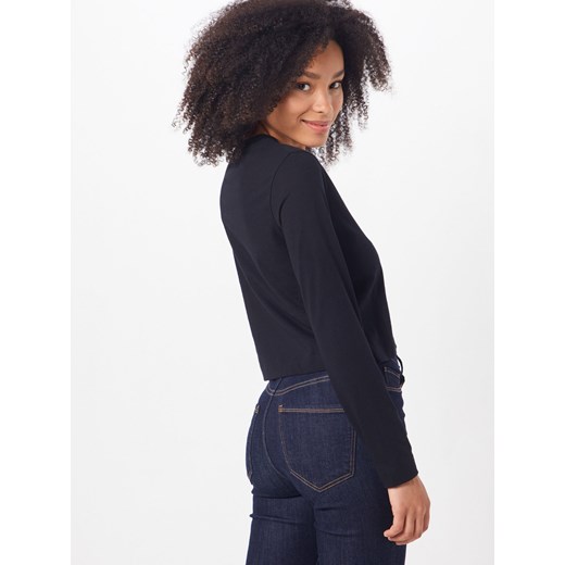 Bluzka damska Calvin Klein z jerseyu z długim rękawem z okrągłym dekoltem 