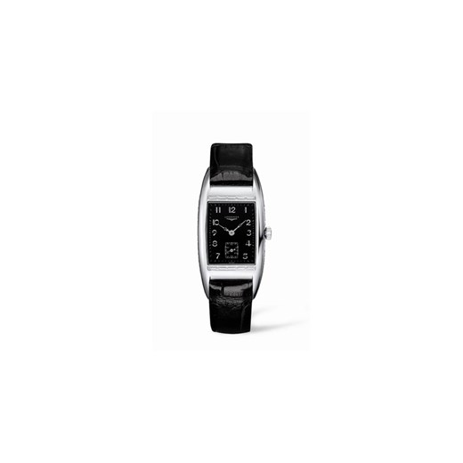 Czarny zegarek Longines analogowy 