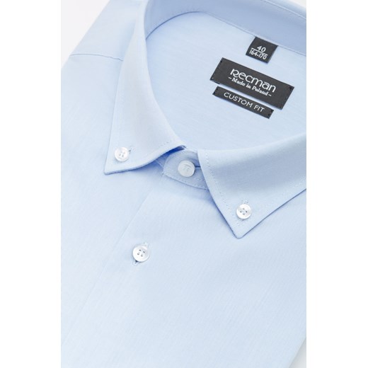 koszula versone 2791 długi rękaw custom fit niebieski Recman  42/164-170/No 