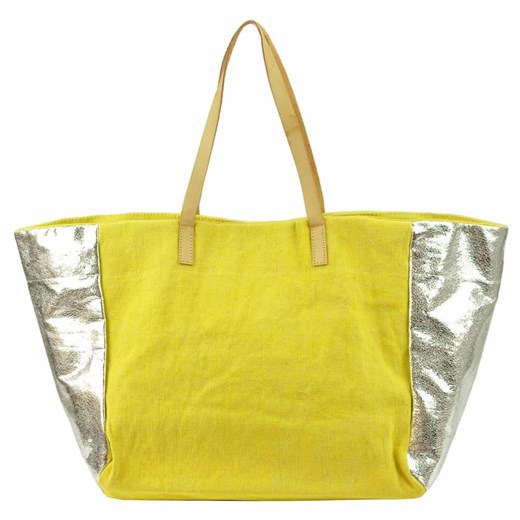 Shopper bag Lookat duża w stylu młodzieżowym lakierowana 