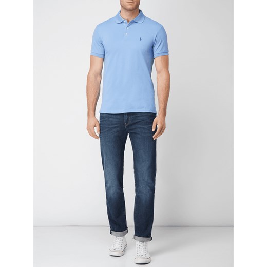 T-shirt męski Polo Ralph Lauren niebieski casual 
