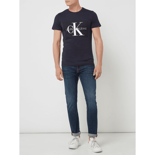 T-shirt męski Calvin Klein z krótkim rękawem z bawełny 
