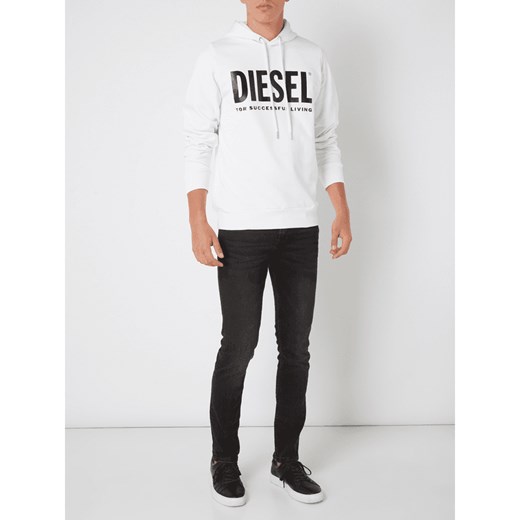 Bluza z kapturem z nadrukiem z logo Diesel  L Peek&Cloppenburg 