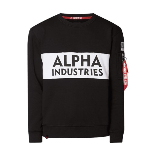 Bluza męska czarna Alpha Industries 