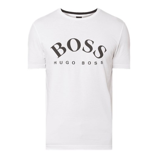 T-shirt męski Boss Athleisure z bawełny w stylu młodzieżowym 