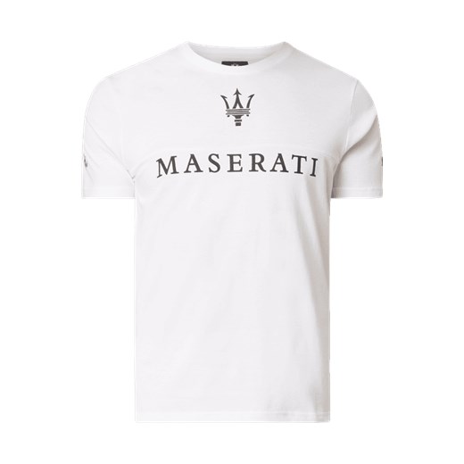 T-shirt męski La Martina biały z krótkim rękawem 