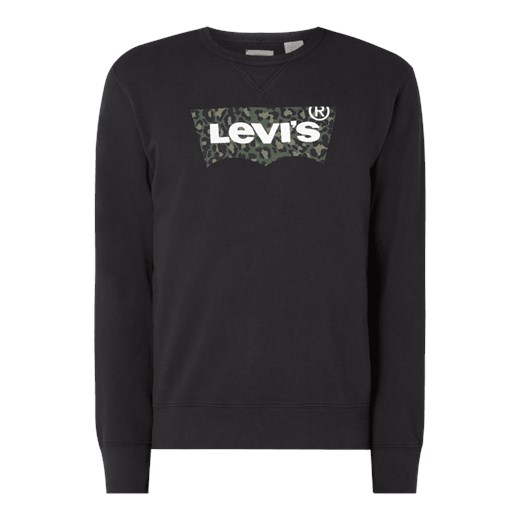Bluza męska Levi's młodzieżowa czarna z bawełny 