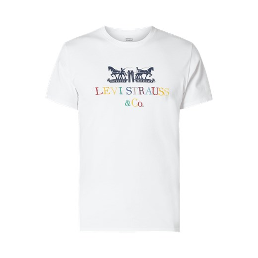 T-shirt męski biały Levi's z krótkim rękawem 