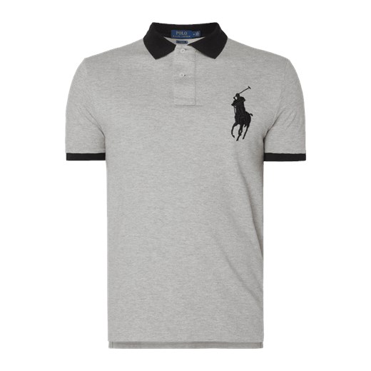 Polo Ralph Lauren t-shirt męski szary bawełniany casualowy 